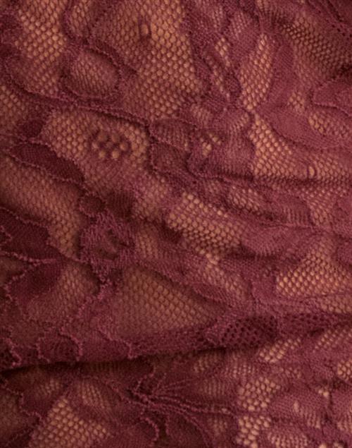 Nelly - Rød - Lace Strap Top
