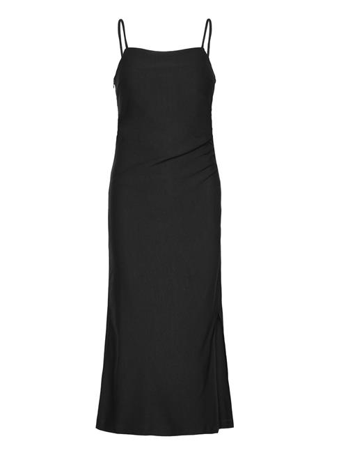 Yasatlanta Sl Midi Dress S. YAS Black