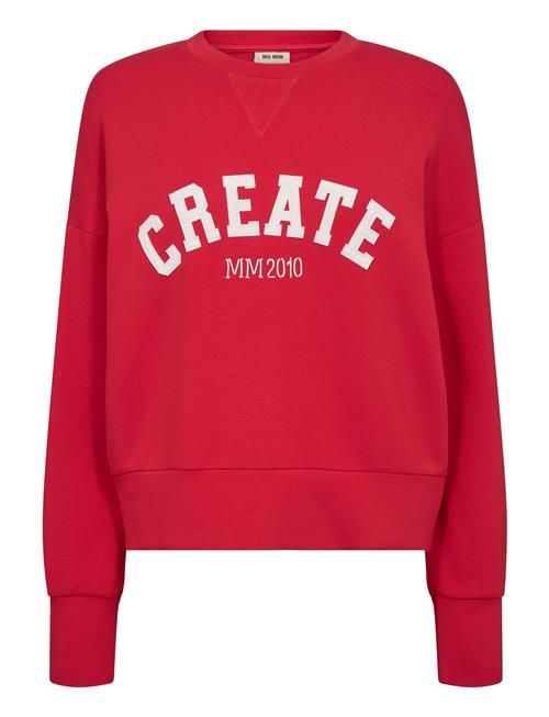 Mmcelli O-Ls Sweatshirt MOS MOSH Red