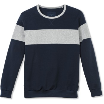 Calida Remix Sweatshirt Marineblå/Grå bomuld Large Herre