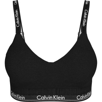 Calvin Klein Bh Modern Cotton Light Lined Bralette Sort X-Large Dame
