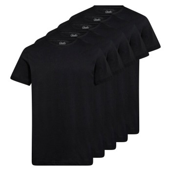 Claudio 5P Cotton T-Shirt Sort bomuld X-Large Herre