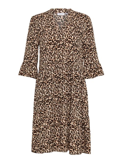 SAINT TROPEZ Sommerkjole 'EdaSZ'  beige / brun / sort