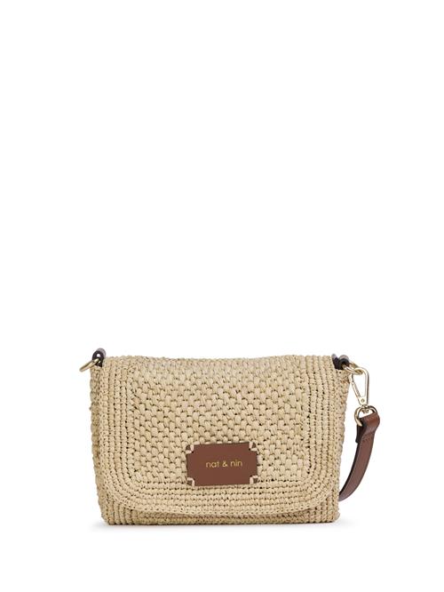 Nat&Nin Skuldertaske ' ROMA '  lysebrun