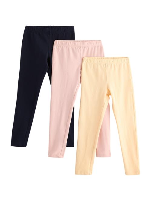Lindex Leggings  pastelgul / lyserød / sort