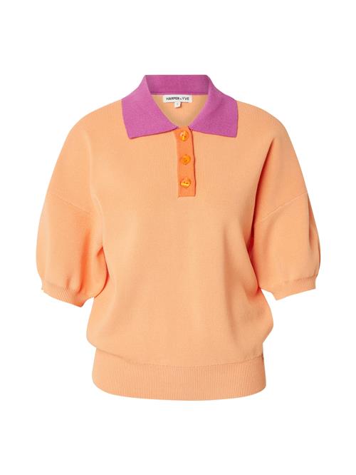 Harper & Yve Pullover 'Sanny'  lilla / orange