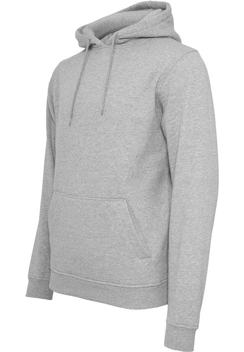 Heavy Hoodie - Heather Grå - Herre - 4XL - TeeShoppen