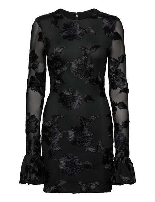 Flower Mesh Mini Dress ROTATE Birger Christensen Black