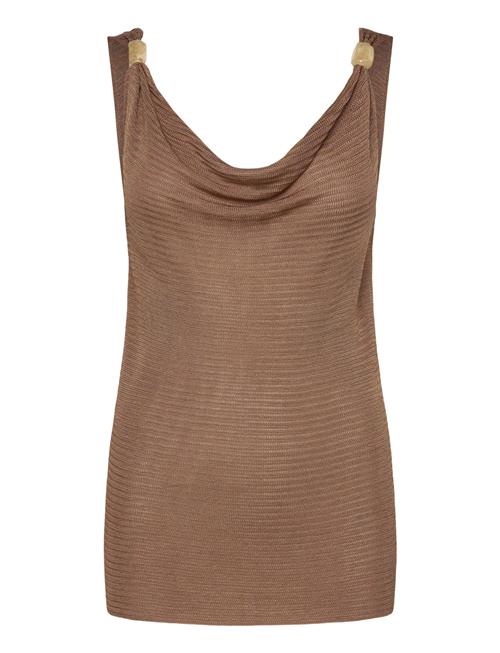 Didem Knitted Singlet Twist & Tango Brown