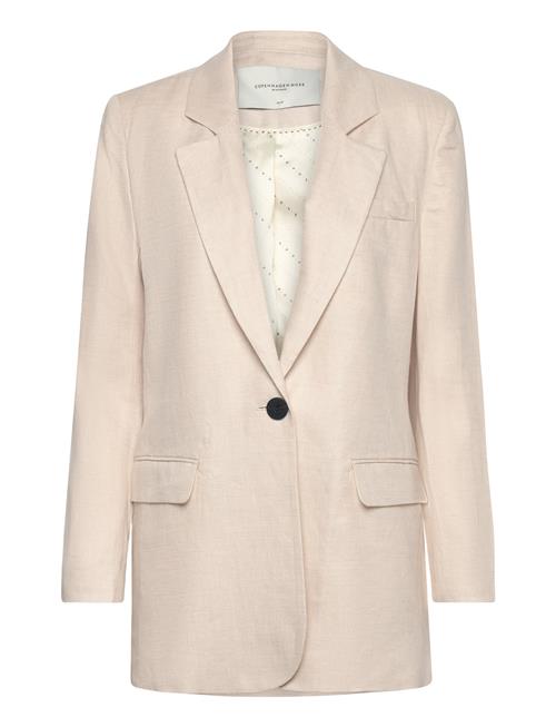 Cmnature-Blazer Is A Blazer In A Light Material With A Straight Fit, Button Fast Copenhagen Muse Beige