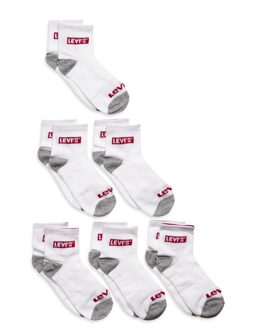 Se Levi's® Core Ankle Length Socks 6-Pack Levi's White ved Booztlet