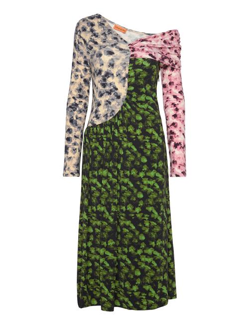 Shoulder Long Sleeve Dress, 225 STINE GOYA Patterned