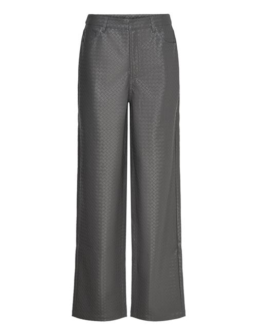 High Waist Braided Pants ROTATE Birger Christensen Grey