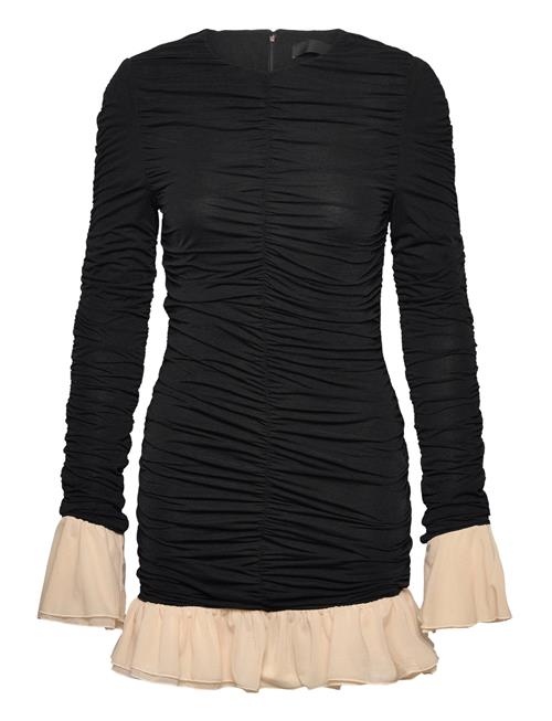 Mini Ruched Ls Dress ROTATE Birger Christensen Black