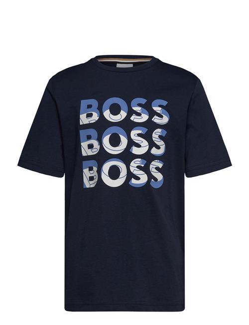 Short Sleeves Tee-Shirt BOSS Navy