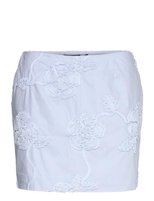 Cotton Mini Skirt ROTATE Birger Christensen Blue