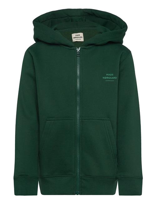 Standard Hudini Zip Sweatshirt Mads Nørgaard Green