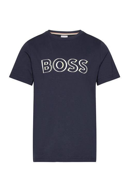 Short Sleeves Tee-Shirt BOSS Navy