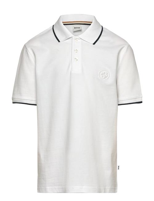 Short Sleeve Polo BOSS White