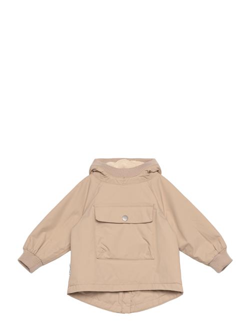 Matbabyvito Fleece Lined Spring Anorac. Grs MINI A TURE Cream