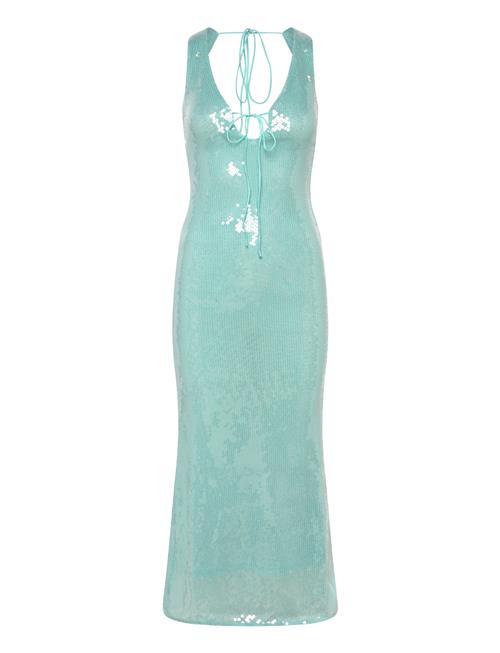 Isha Sequin Midi Dress Bardot Green