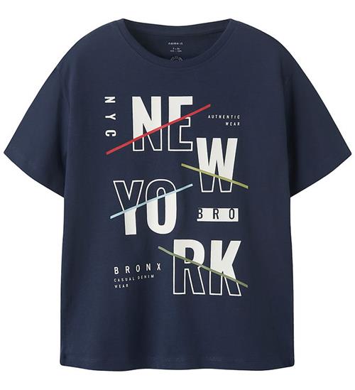 Name It T-shirt - NkmKingston - Mood Indigo