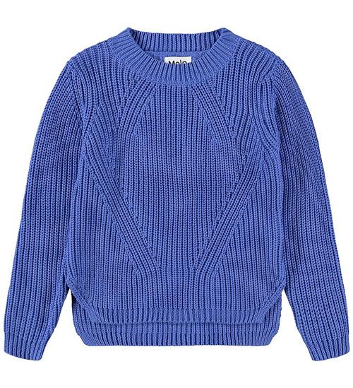 Molo Bluse - Strik - Gillis - Violet Blue