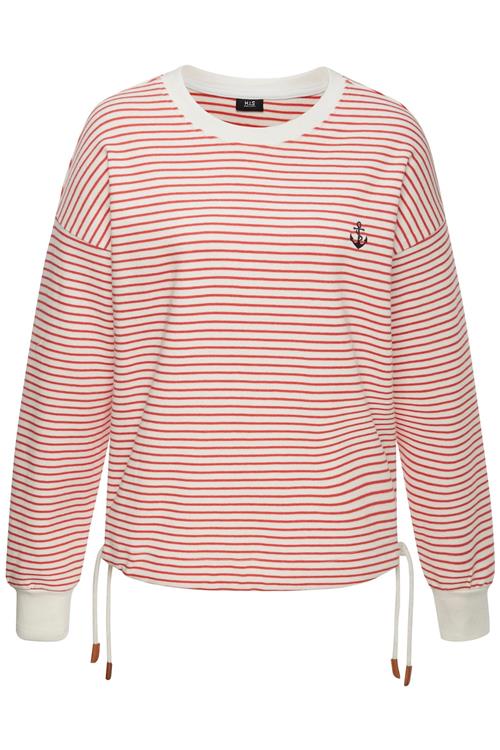 H.I.S Sweatshirt  rød / sort / hvid
