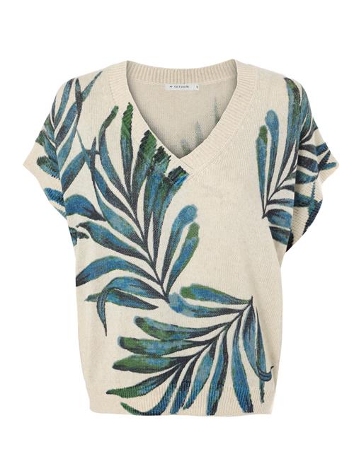 TATUUM Pullover  ecru / blå / mørkegrøn / sort