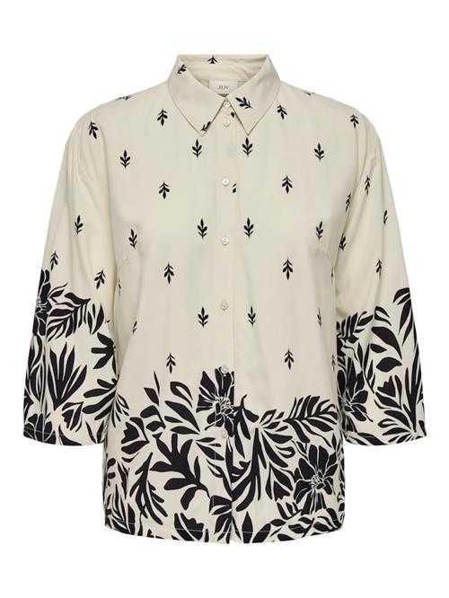 JDY Bluse 'JDYMAGGIE'  creme / sort