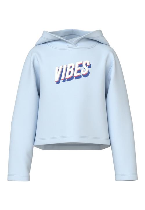 NAME IT Sweatshirt 'NKFVIALA'  lyseblå / mørkeblå / pink / hvid