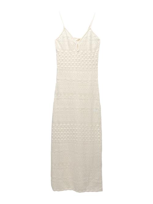 Pull&Bear Strikkjole 'VESTIDO'  ecru