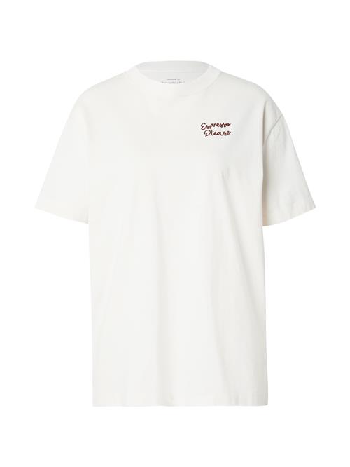 Abercrombie & Fitch Shirts 'ESPRESSO MARTINI'  cappuccino / grå / rustrød / hvid
