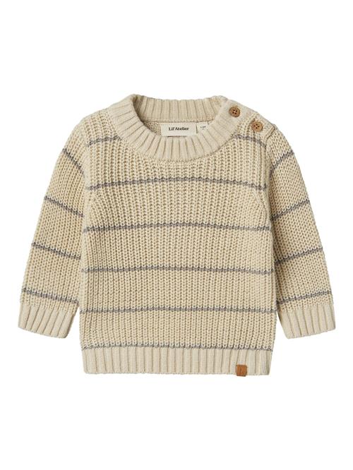 NAME IT Pullover  grå / uldhvid