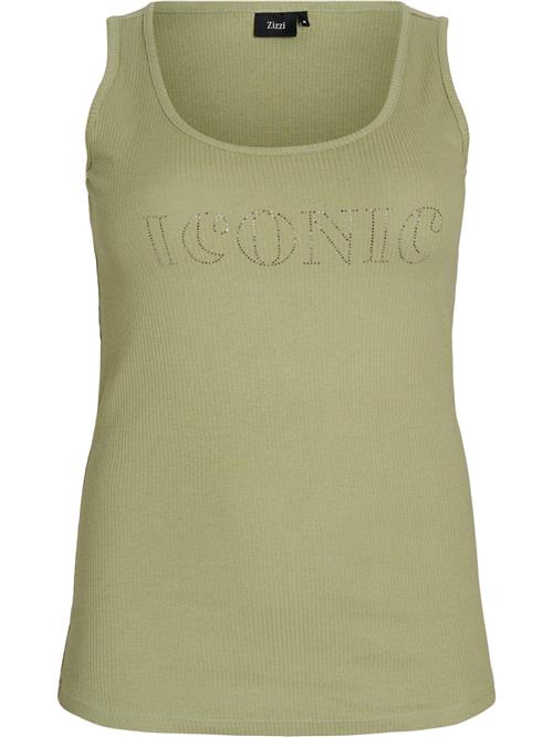 Zizzi Overdel 'Evinna'  khaki / sølv