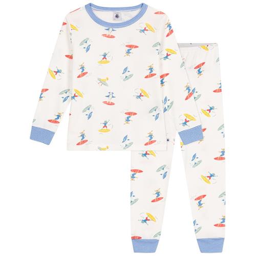Petit Bateau Surfer Pyjamas I Bomuld Marshmallow Multicolor | Hvid | 10 years