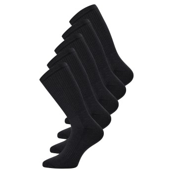 Claudio Strømper 5P Tennis Socks ½ terry Sort Str 40/47 Herre