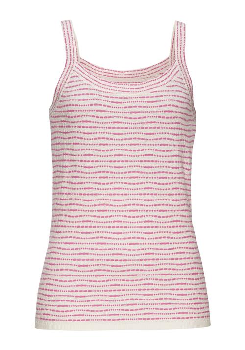 VIVANCE Sticktop  lyserød / hvid