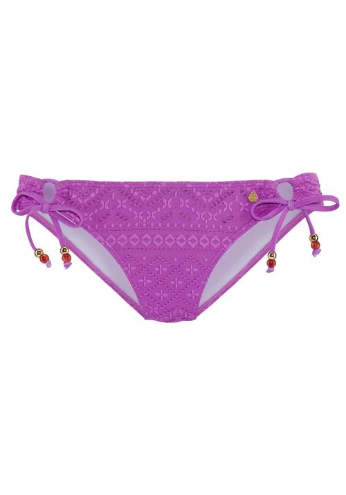 LASCANA Bikinitrusse  brun / guld / lilla