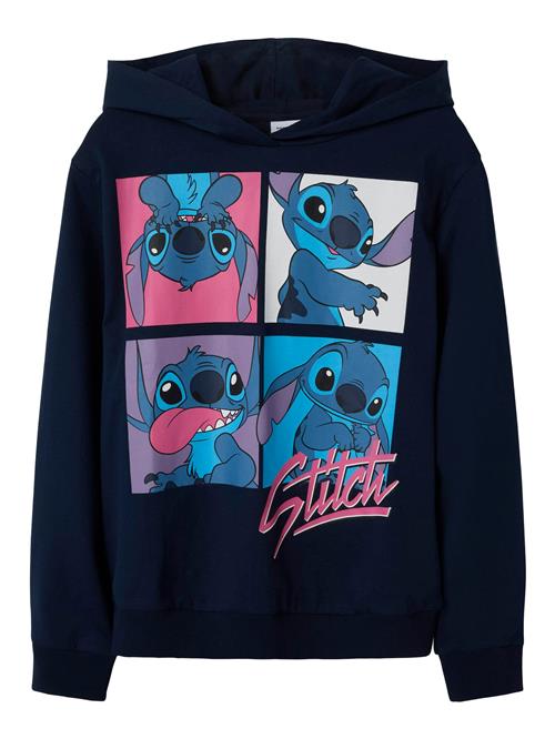 NAME IT Sweatshirt 'NKFINGA STITCH'  blå / marin / pink / hvid