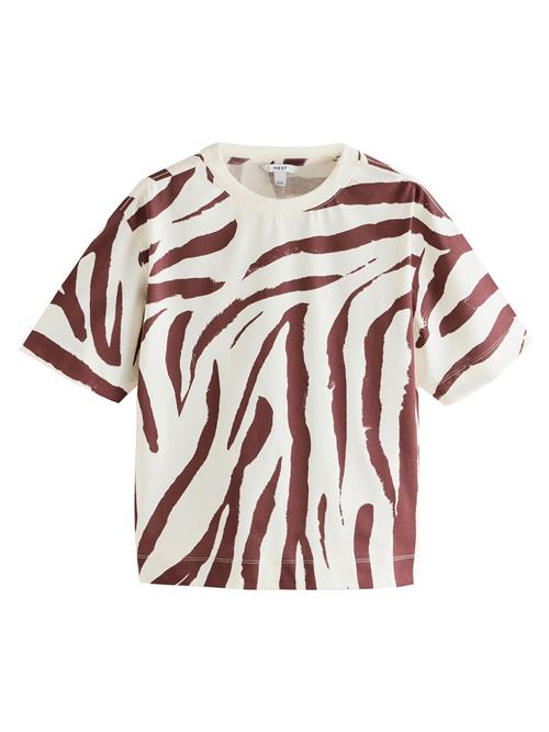 Se Next Shirts  choko / hvid ved About You