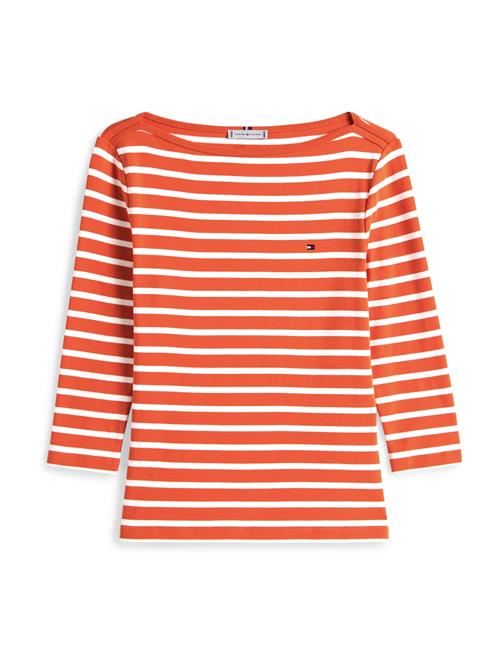 TOMMY HILFIGER Shirts 'New Cody'  orange / hvid