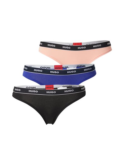 HUGO String  nude / royalblå / sort / hvid