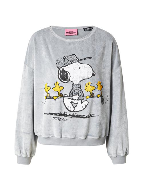 PRINCESS GOES HOLLYWOOD Sweatshirt 'Snoopy Golf'  gul / grå / sort / hvid