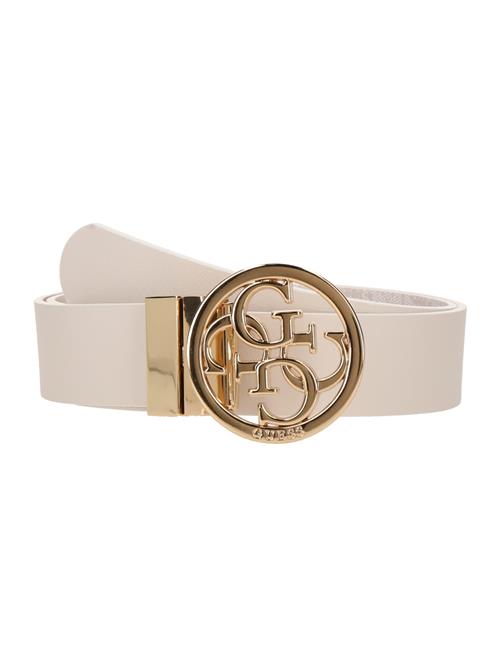 GUESS Bælte 'Noelle'  beige / hvid