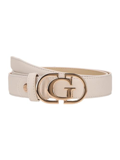 GUESS Bælte 'CALEBRA'  guld / uldhvid