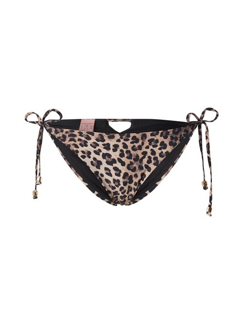 Hunkemöller Bikinitrusse 'Animalia'  cappuccino / mørkebrun / sort