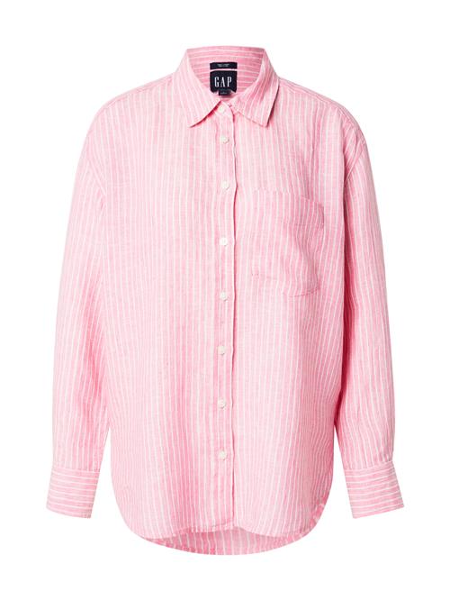 GAP Bluse  lys pink / hvid