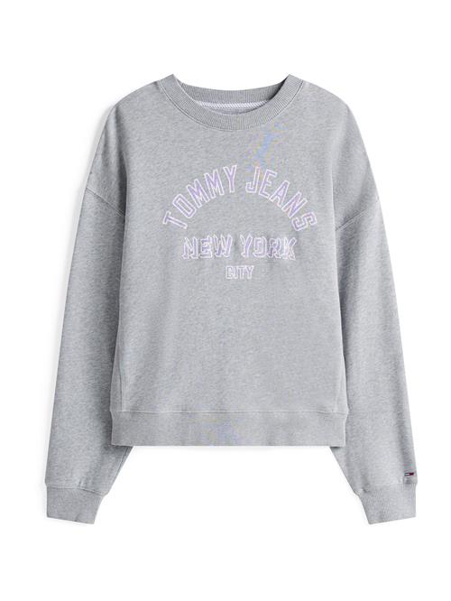 Tommy Jeans Sweatshirt  grå-meleret / lyselilla / hvid