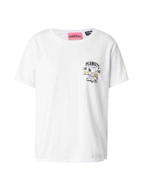 PRINCESS GOES HOLLYWOOD Shirts 'Snoopy Country Club'  gul / sort / hvid